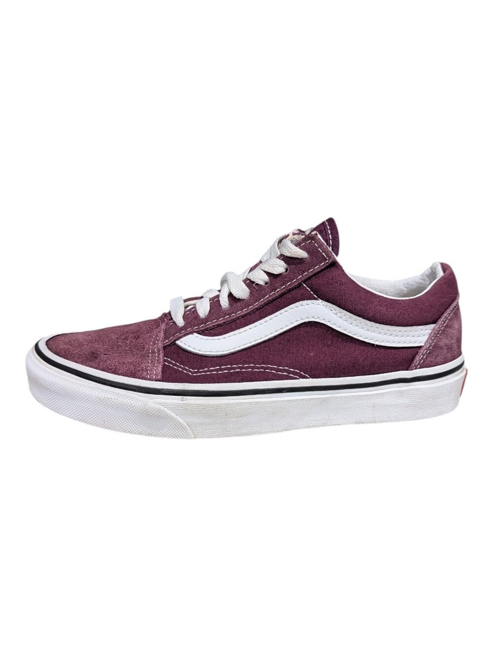 Vans Kids Purple Plum Lace Up Old Skool Shoes Sneaker Girls 3.5 Women's 5.0